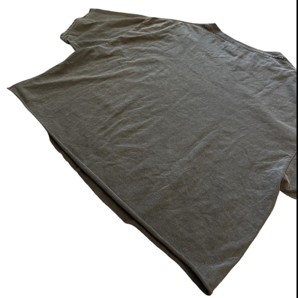 AC/DC Blow Up Your Video Graphic Tee Cropped Rolled Hem Retro Gray Size M/L - Picture 3 of 12